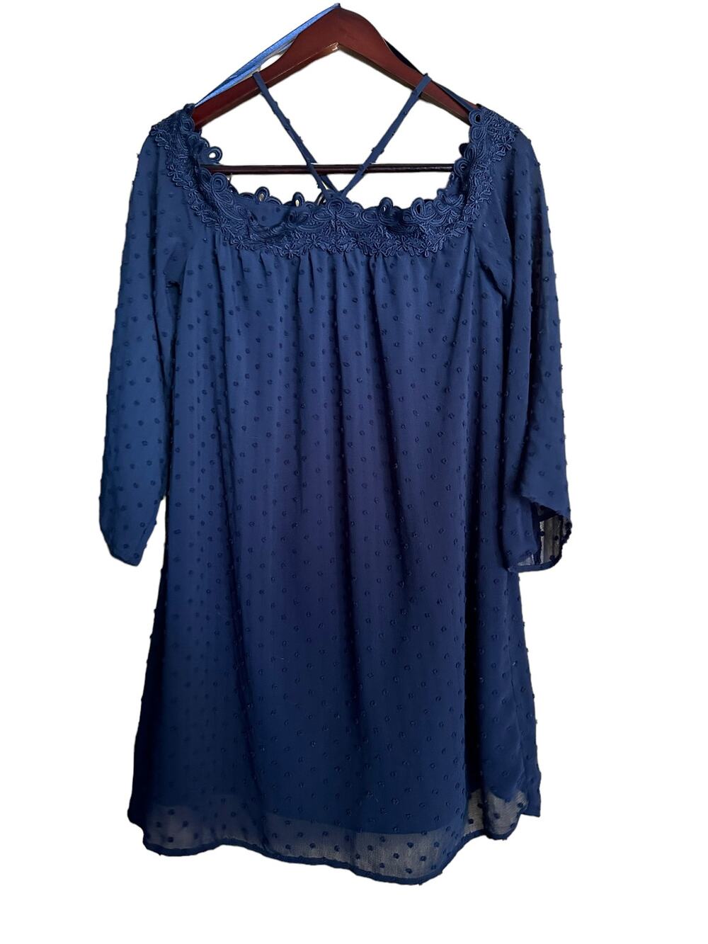 Xhilaration Blue Mini Dress Size Medium